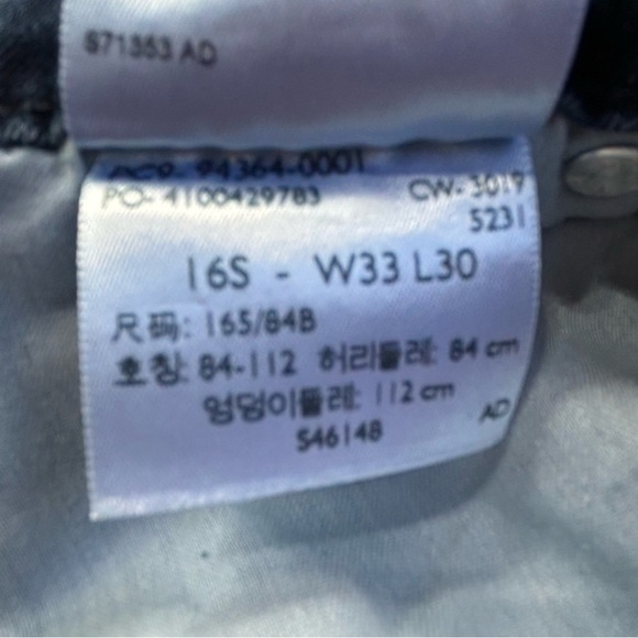 Levi's Jeans Womens 33 Signature Modern Boot Cut Denim Dark Wash Flare Basic - Picture 3 of 5